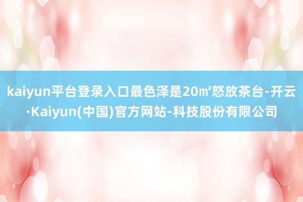 kaiyun平台登录入口最色泽是20㎡怒放茶台-开云·Kaiyun(中国)官方网站-科技股份有限公司
